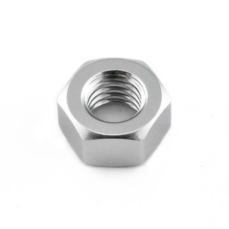Tuerca plana de Aluminio Pro-Bolt M6 LFN6S Plata - motoscamaralweb.com