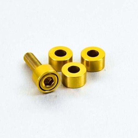 Arandela de Aluminio cilíndrica M6 Pro-Bolt LWACP6G Oro - motoscamaralweb.com