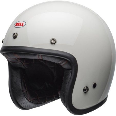 Casco Bell Custom 500 (Sin Accesorios) Blanco- motoscamaralweb.com