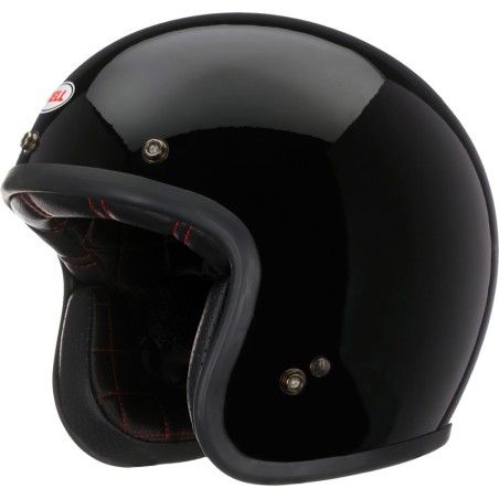 Casco Bell Custom 500 (Sin Accesorios) Negro brillante- motoscamaralwe