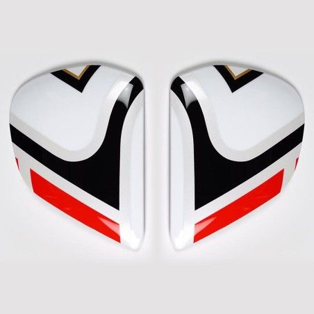 Cubiertas laterales ARAI EDWARDS LEGEND Blanco (Compatible sistema VAS