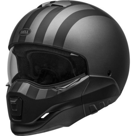 Casco Bell BROOZER FREERIDE Gris Mate/Negro- motoscamaralweb.com