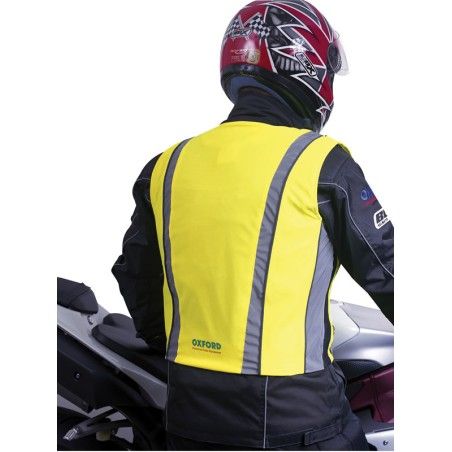 OXFORD Brighttop Active Reflective Vest - Yellow Size S (32-35) - motoscamaralweb.com