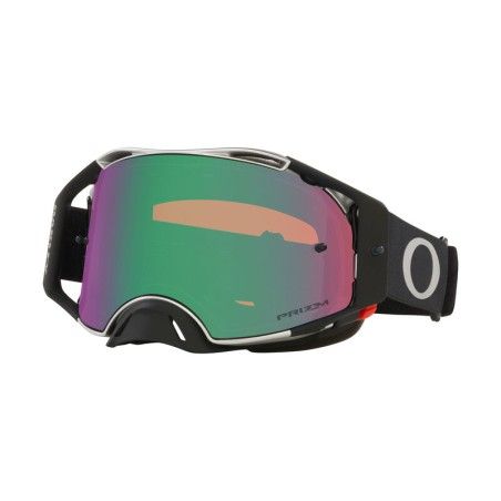 Gafas OAKLEY Airbrake MX - Tuff Blocks Black Gunmetal / Lente Prizm Mx Jade Iridium - motoscamaralweb.com