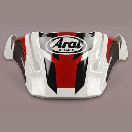 Visera ARAI (TOUR-X4). DEPART METALLIC Rojo- motoscamaralweb.com