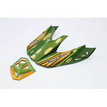 Kit de visera y mentonera BELL Moto-10 - RPLC 22 Oro/Verde - motoscamaralweb.com