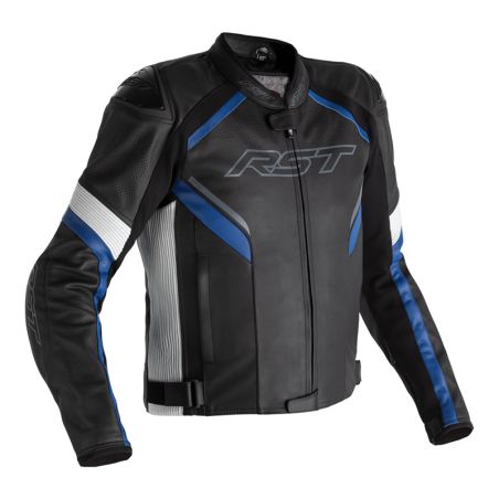 Chaqueta de Piel (Hombre) RST SABRE CE Azul. Talla EU56/XL - motoscamaralweb.com