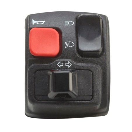Mando eléctrico izquierdo DOMINO serie 2B (solo la parte frontal) - motoscamaralweb.com