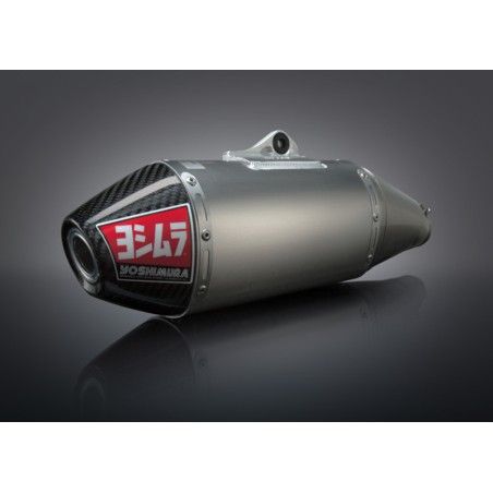 Linea completa escape Yoshimura Signature RS-4. inox. Silencioso aluminio y tapa carbon. YZ450F - motoscamaralweb.com
