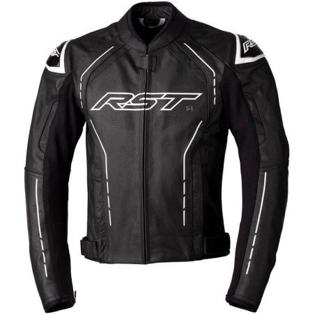 Chaqueta de Piel (Hombre) RST S-1 CE Blanco. Talla EU48/XS - motoscamaralweb.com