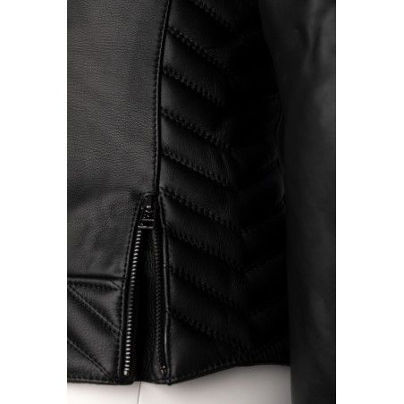 Chaqueta de Piel (Mujer) RST ROADSTER 3 CE Negro. Talla 12/M - motoscamaralweb.com