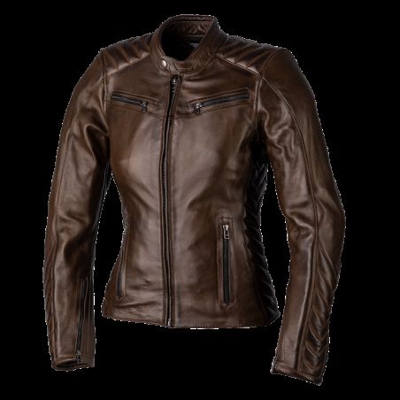 Chaqueta de Piel (Mujer) RST ROADSTER 3 CE Marrón. Talla 12/M - motoscamaralweb.com
