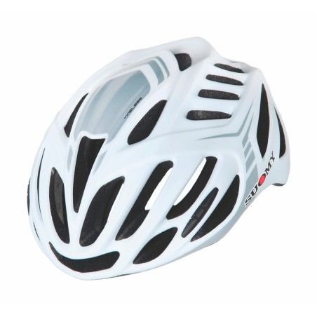 Casco de bicicleta SUOMY Timeless - Blanco mate/Plata - motoscamaralweb.com