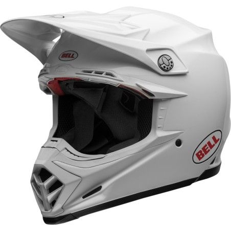 Casco BELL Moto-9s Flex Solid - Blanco - motoscamaralweb.com
