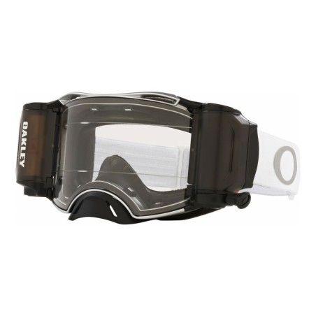 Gafas OAKLEY Airbrake MX - Tuff Blocks White Race-Ready Roll-Off / Lente transparente - motoscamaralweb.com