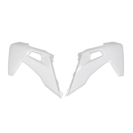 Plásticos laterales de radiador UFO blanco Husqvarna FC/TC - motoscamaralweb.com