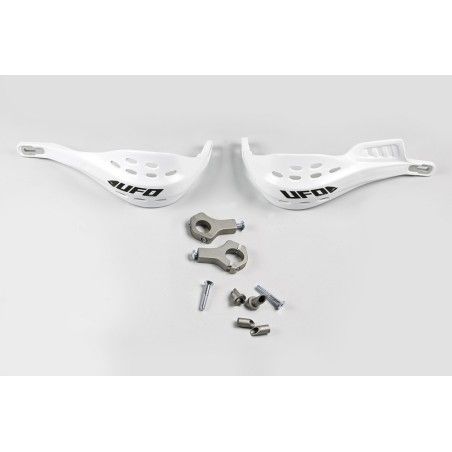 Paramanos cerrado UFO jumpy handguards 28 blanco PM01620-041 - motoscamaralweb.com