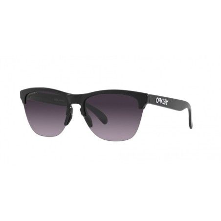 Gafas de sol OAKLEY Frogskins Lite Lentes Prizm Grey Gradient - Montura Matte Black - motoscamaralweb.com