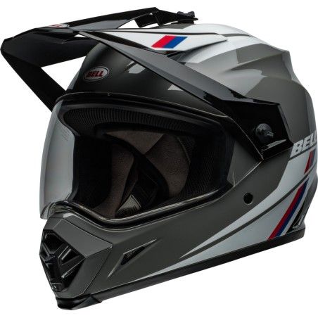 Casco BELL MX-9 Adventure MIPS - Alpine Gloss Nardo/Black- motoscamara