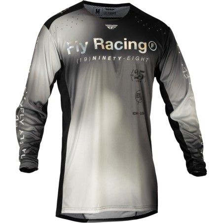 Camiseta FLY RACING Lite S.E. Legacy - Gris claro / Negro - motoscamaralweb.com