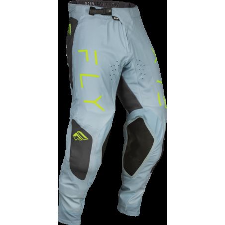 Pantalón FLY RACING Evolution DST - Ice Grey / Antracita / Verde Neón - motoscamaralweb.com