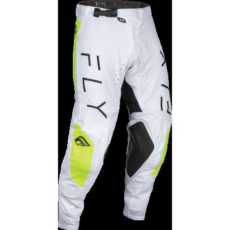 Pantalón FLY RACING Evolution DST - Blanco / Hi-Vis - motoscamaralweb.com