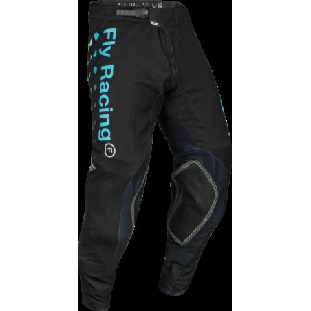 Pantalón FLY RACING Evolution DST S.E. Strobe - Negro / Electric Blue - motoscamaralweb.com