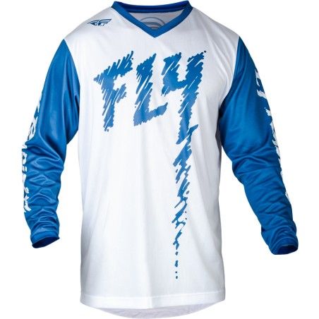 Camiseta infantil FLY RACING F-16 - True Blue / Blanco - motoscamaralweb.com