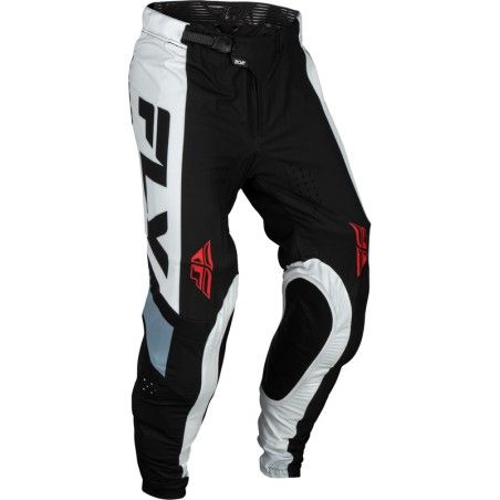 Pantalón FLY RACING Lite - Negro / Blanco / Denim Grey - motoscamaralweb.com