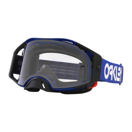 Gafas OAKLEY Airbrake MX - Moto Blue B1B Lente transparente - motoscamaralweb.com