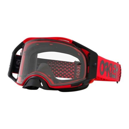 Gafas OAKLEY Airbrake MX - Moto Red B1B Lente transparente - motoscamaralweb.com