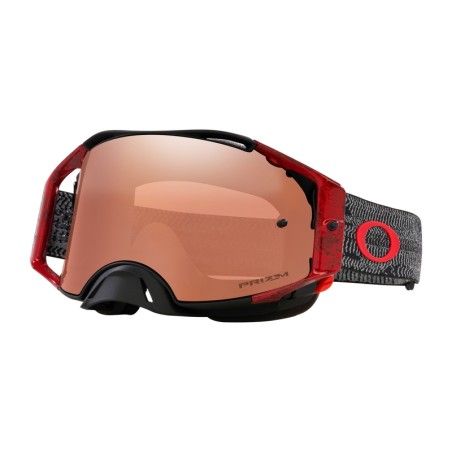 Gafas OAKLEY Airbrake MX - Black Flux Lente Prism MX Black - motoscamaralweb.com
