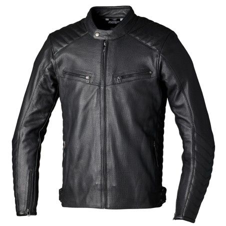 Chaqueta de cuero RST Roadster Air CE hombre - Negro - motoscamaralweb.com