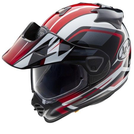Casco ARAI TOUR-X5 Discovery - rojo- motoscamaralweb.com