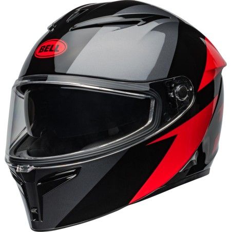 Casco BELL Lithium - Shear Gloss Metallic Gray/Red- motoscamaralweb.co