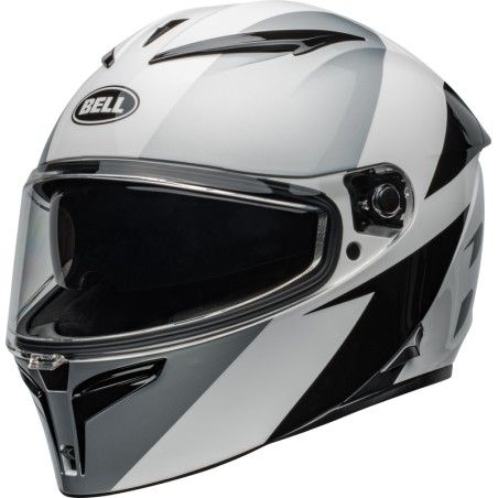 Casco BELL Lithium - Shear Gloss Silver/White- motoscamaralweb.com