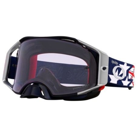 Gafas OAKLEY Airbrake MX TLD Red White Blue Wings - Lente Prizm MX Low Light - motoscamaralweb.com