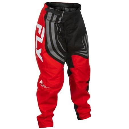 Pantalón infantil FLY RACING F-16 - Negro / Rojo / Blanco - motoscamaralweb.com