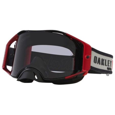 Gafas OAKLEY Airbrake MX - TLD Grey Blocks / Lente Ahumado claro - motoscamaralweb.com