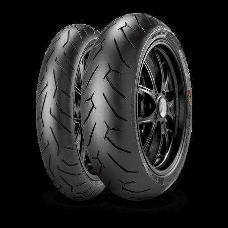 Neumático PIRELLI DIABLO ROSSO II 160/60 ZR 17 M/C (69W) TL - motoscamaralweb.com