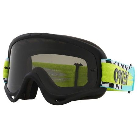 Gafas OAKLEY O-Frame MX - TEAL CHECKS Dark Grey - motoscamaralweb.com