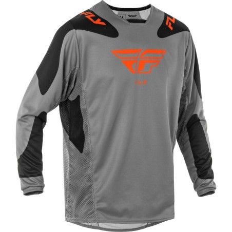 Camiseta FLY RACING Kinetic SYM - Gris / Naranja / Negro - motoscamaralweb.com