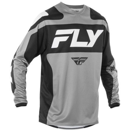 Camiseta FLY RACING F-16 - Gris / Negro / Blanco - motoscamaralweb.com