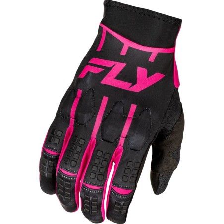 Guantes FLY RACING Evolution DST - Negro / Rosa - motoscamaralweb.com