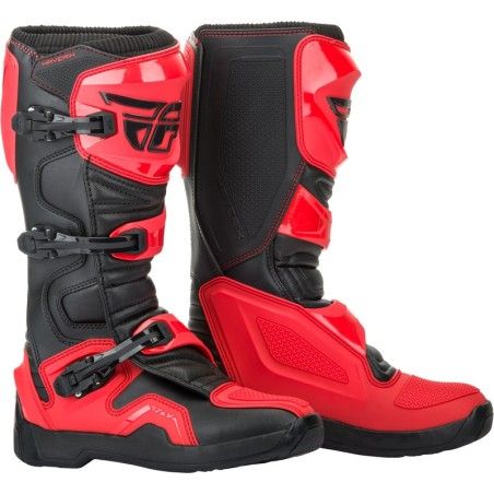 Botas FLY RACING Maverik - Rojo / Negro - motoscamaralweb.com