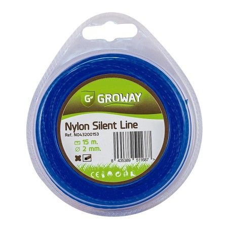 NYLON SILENT LINE LOBULADO D2.4MM L15M BLISTER- motoscamaralweb.com