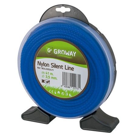 NYLON SILENT LINE LOBULADO D2.4MM L44M BLISTER LUJO- motoscamaralweb.