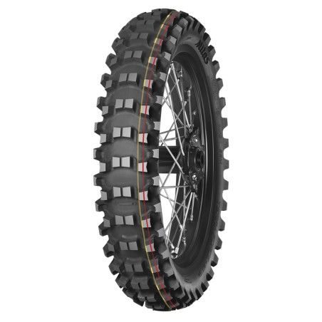 Neumático MITAS TERRA FORCE-MX SM 90/100-14 49M TT SOFT MEDIUM TERRAIN RED YELLOW NHS - motoscamaralweb.com