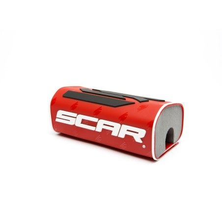 Protector/morcilla de manillar SCAR 3D (para manillar sin barra) - Rojo - motoscamaralweb.com