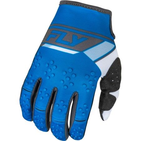 Guantes infantiles FLY RACING Kinetic Prix - Bright Blue / Antracita / Blanco - motoscamaralweb.com